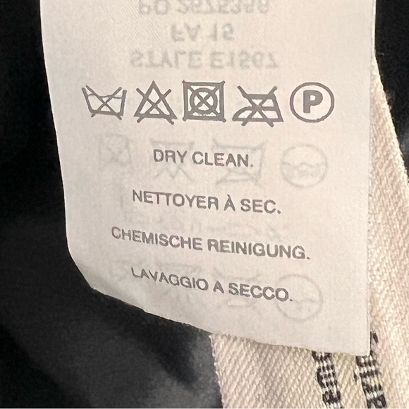 J. Crew Womens Size 4 Black Shift Dress Gold Zip Pockets Faux Leather Arm Patch - Picture 7 of 15